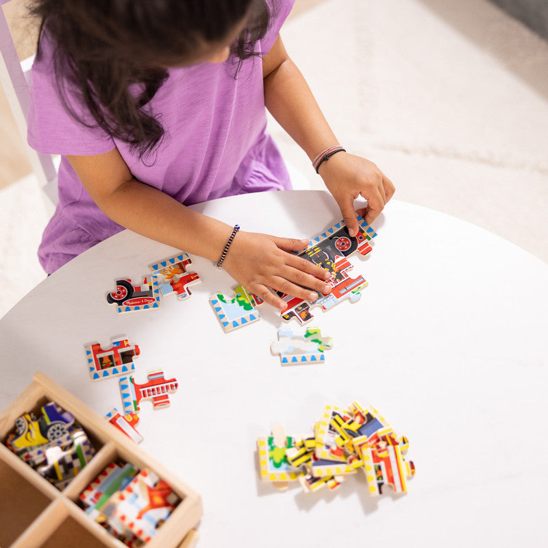 SMD _MELISSA & DOUG _SPIN MASTER Vehicle Puzzles in a Box - Image 3