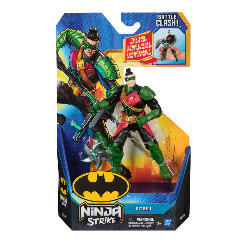 DC COMICS, BATMAN BATTLE CLASH 6 INCH NINJA STRIKE ROBIN FGR