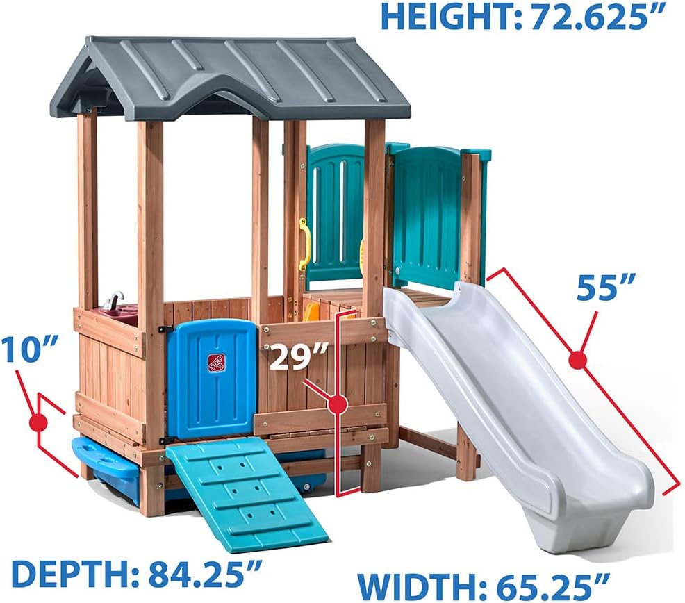 WOODLAND ADVENTURE PLAYHOUSE&SLIDE - Image 2