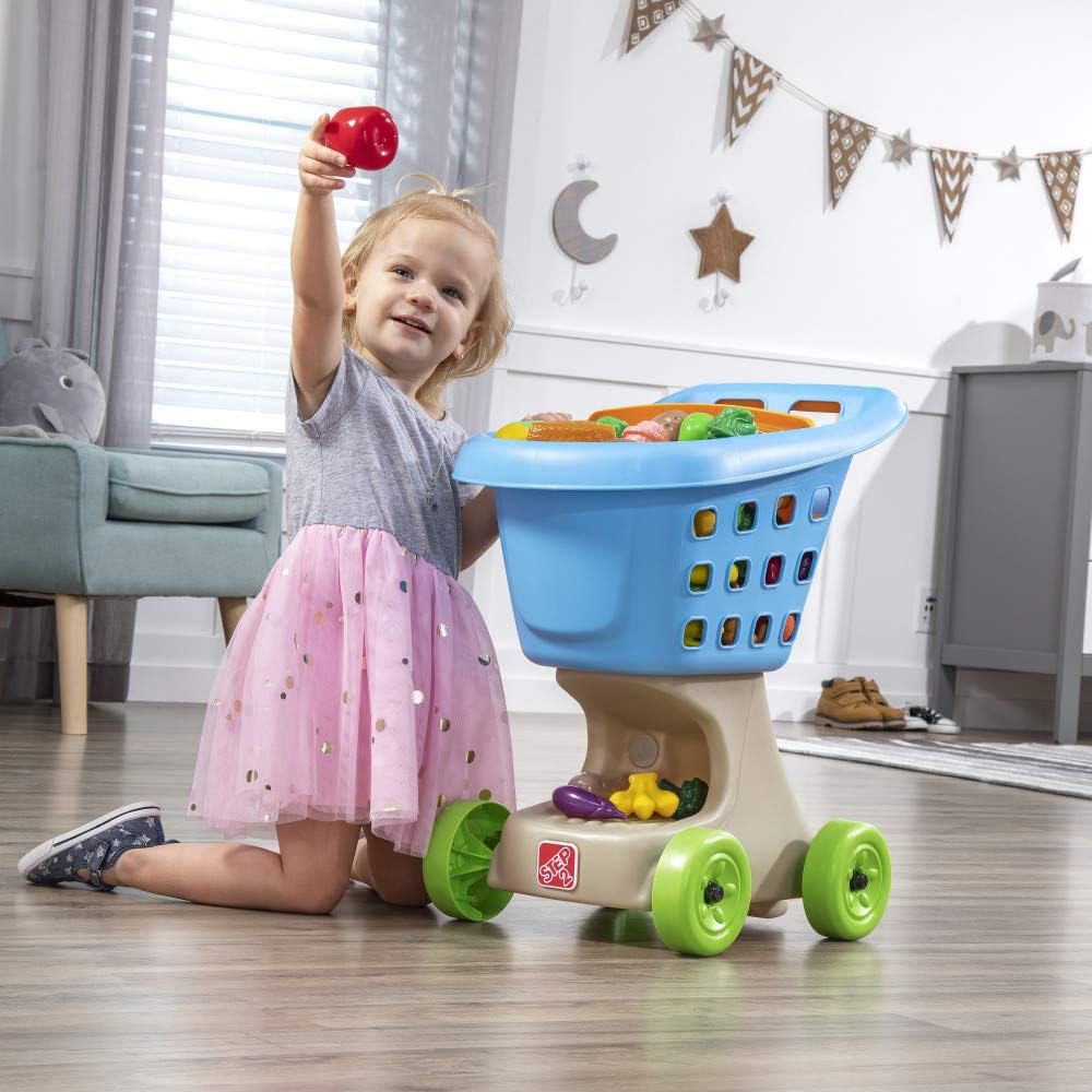 LIL HELPERS SHOPPING CART,BLUE - Image 3