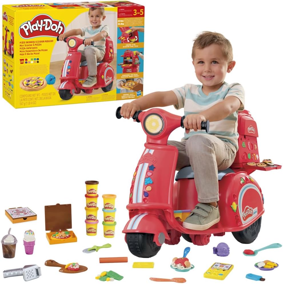 HASBRO Play-Doh Pizza Delivery Scooter Playset