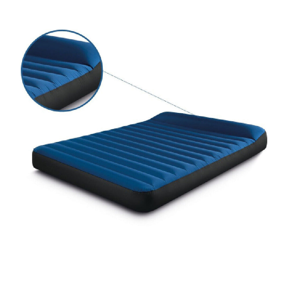 INTEX Queen Dura-Beam TPU Airbed Camping Mat – Lightweight Waterproof Mattress with Portable Air Pump for Travel - Image 4