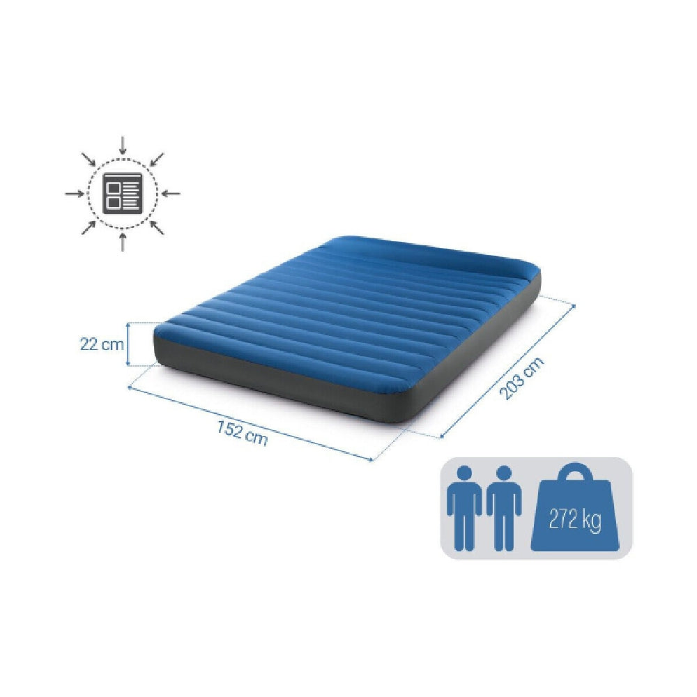 INTEX Queen Dura-Beam TPU Airbed Camping Mat – Lightweight Waterproof Mattress with Portable Air Pump for Travel - Image 5