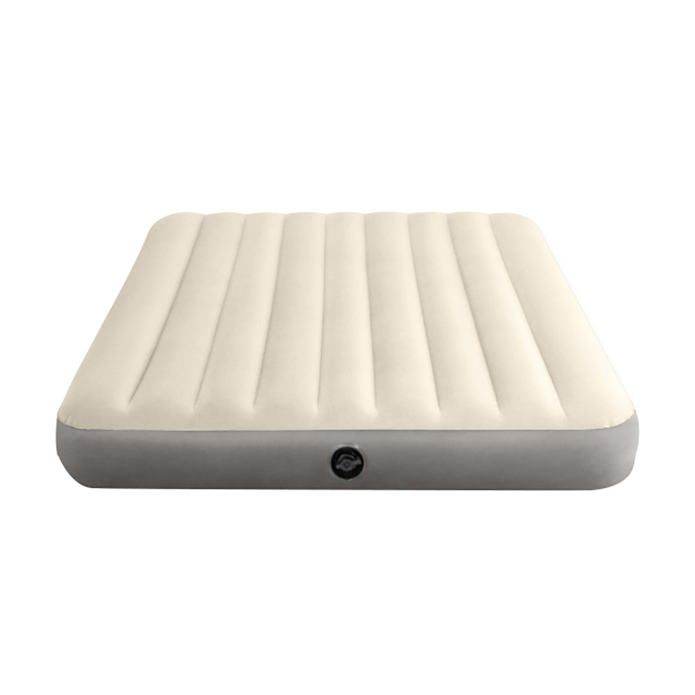 INTEX Queen Dura-Beam Single High Airbed – Essential Guest Bed with Fiber-Tech Support & Velvety Surface