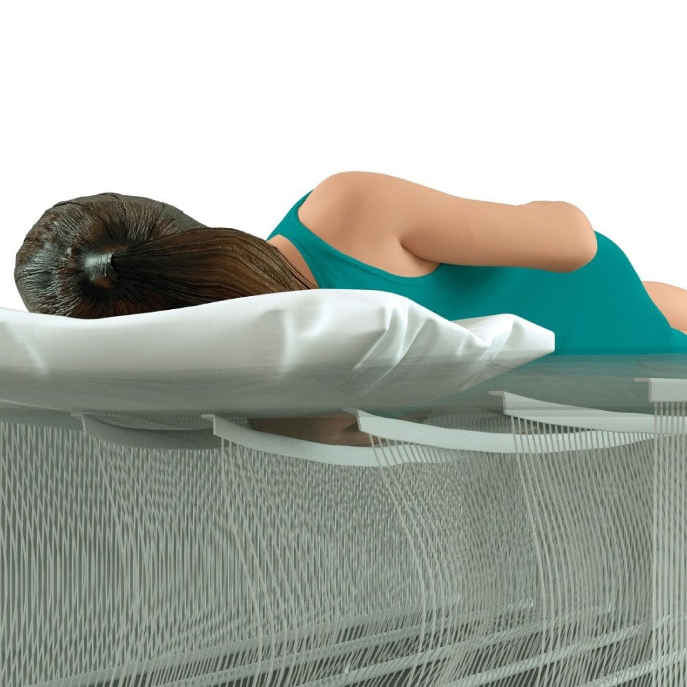 INTEX Queen Pillow Rest Mid-Rise Airbed – 12in High Inflatable Guest Mattress with Built-in AC Electric Pump - Image 6