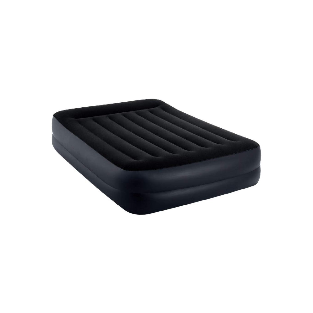 INTEX Twin Pillow Rest Raised Airbed – 16.5in High Fiber-Tech Inflatable Guest Bed with Built-in Pump - Image 3