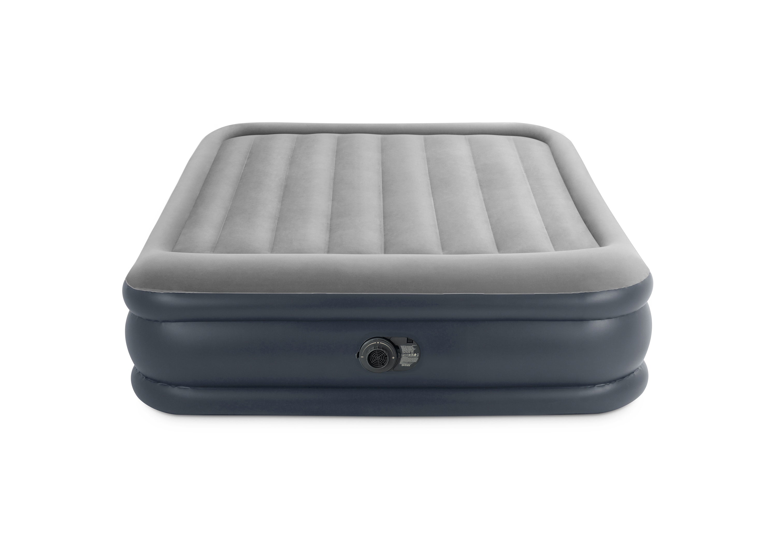 INTEX Queen Deluxe 16.5 in Pillow Rest Airbed With Fiber-Tech BIP