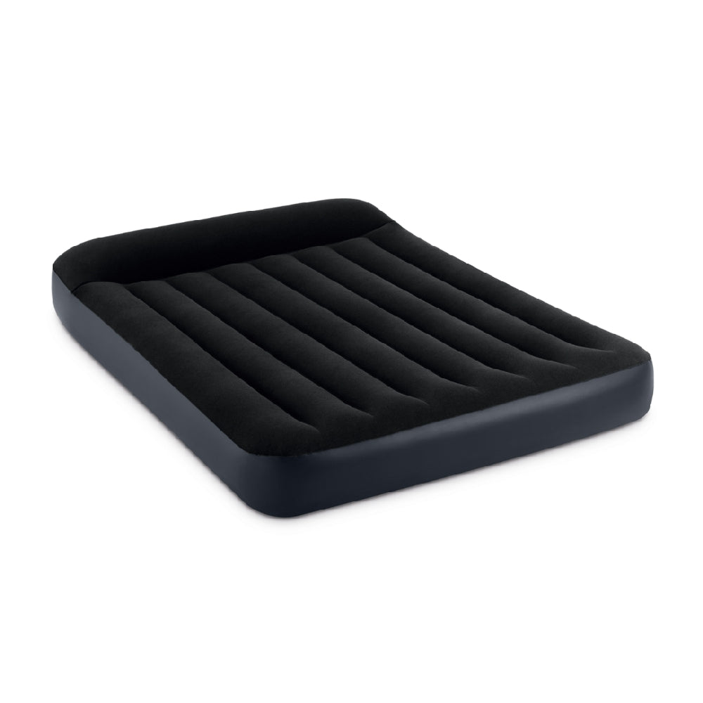 INTEX Full Size Pillow Rest Classic Airbed – Fiber-Tech Elevated Inflatable Guest Bed with Built-in AC Pump - Image 3