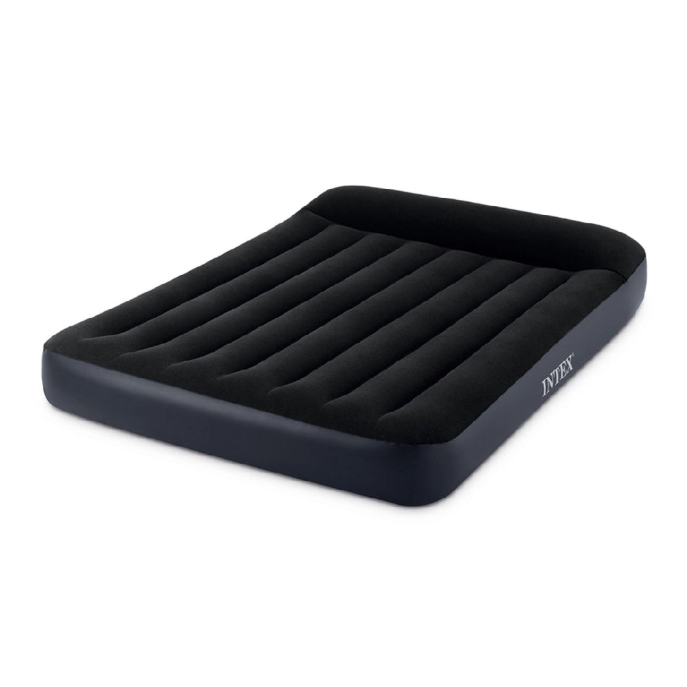 INTEX Full Size Pillow Rest Classic Airbed – Fiber-Tech Elevated Inflatable Guest Bed with Built-in AC Pump - Image 4