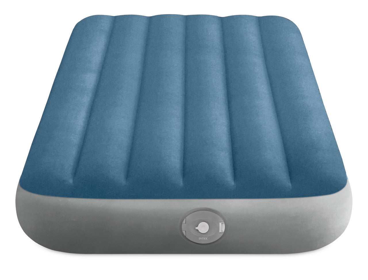 INTEX Twin Dura-Beam Prestige Downy Airbed – 10in Fiber-Tech Inflatable Mattress with Built-in AC Electric Pump - Image 2