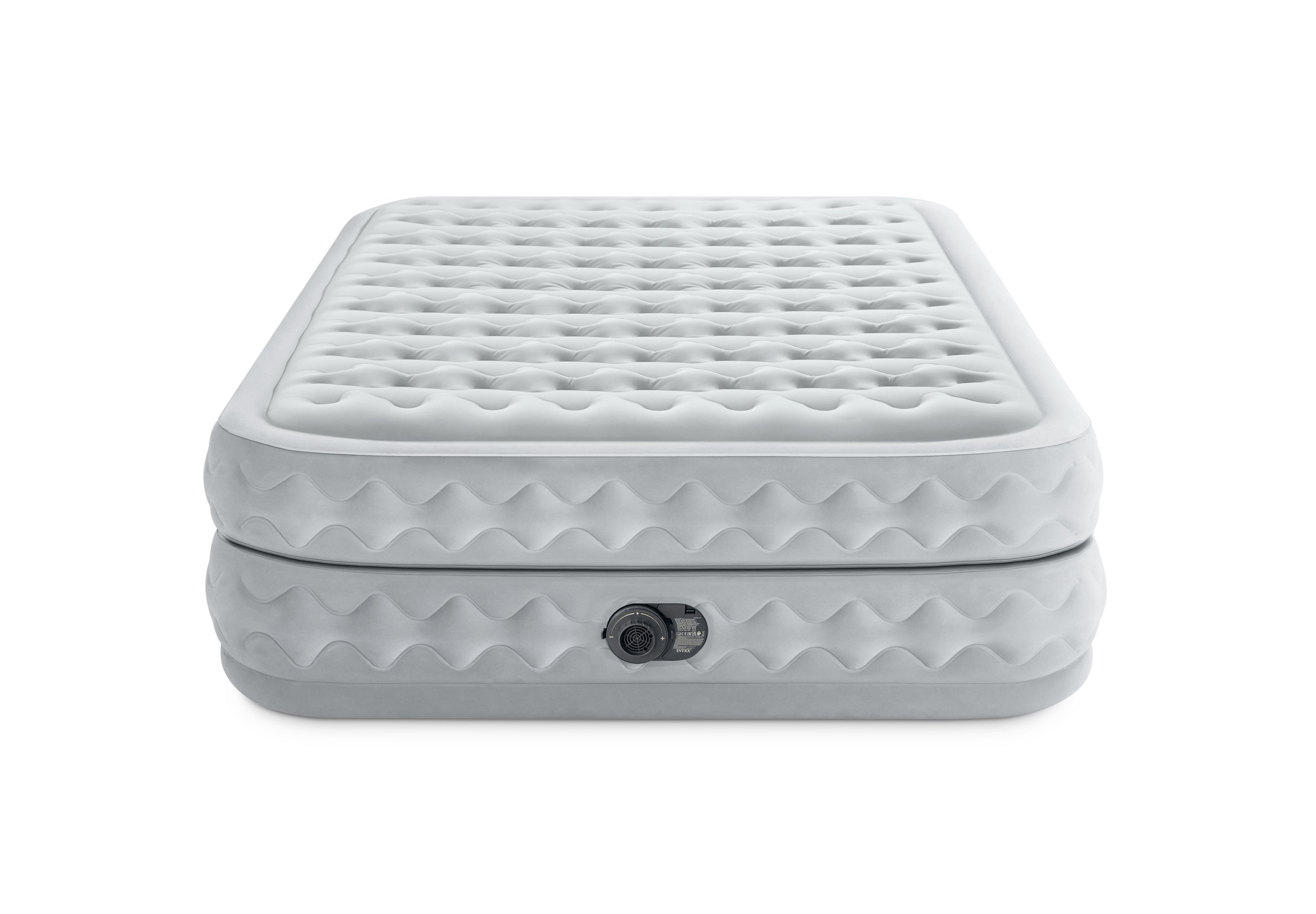 INTEX Queen Supreme Air-Flow Airbed – 20in Elevated Mattress with Electric Pump