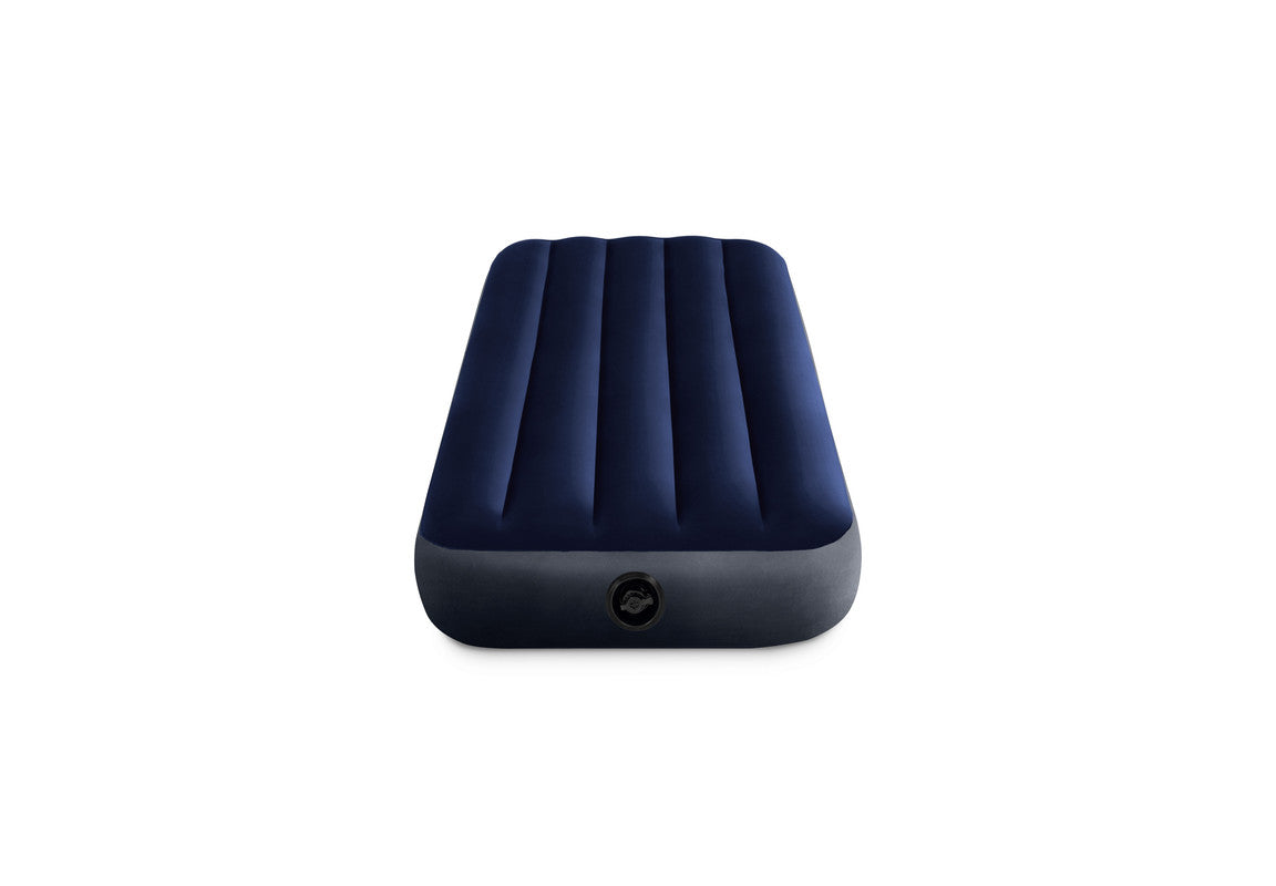 INTEX Cot Size Dura-Beam Classic Downy Airbed – Compact Inflatable Travel Mattress with Waterproof Flocked Top - Image 2