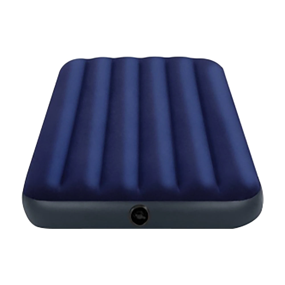 INTEX Twin Dura-Beam Classic Downy Air Mattress – Standard Height Inflatable Bed for Guest and Camping Use