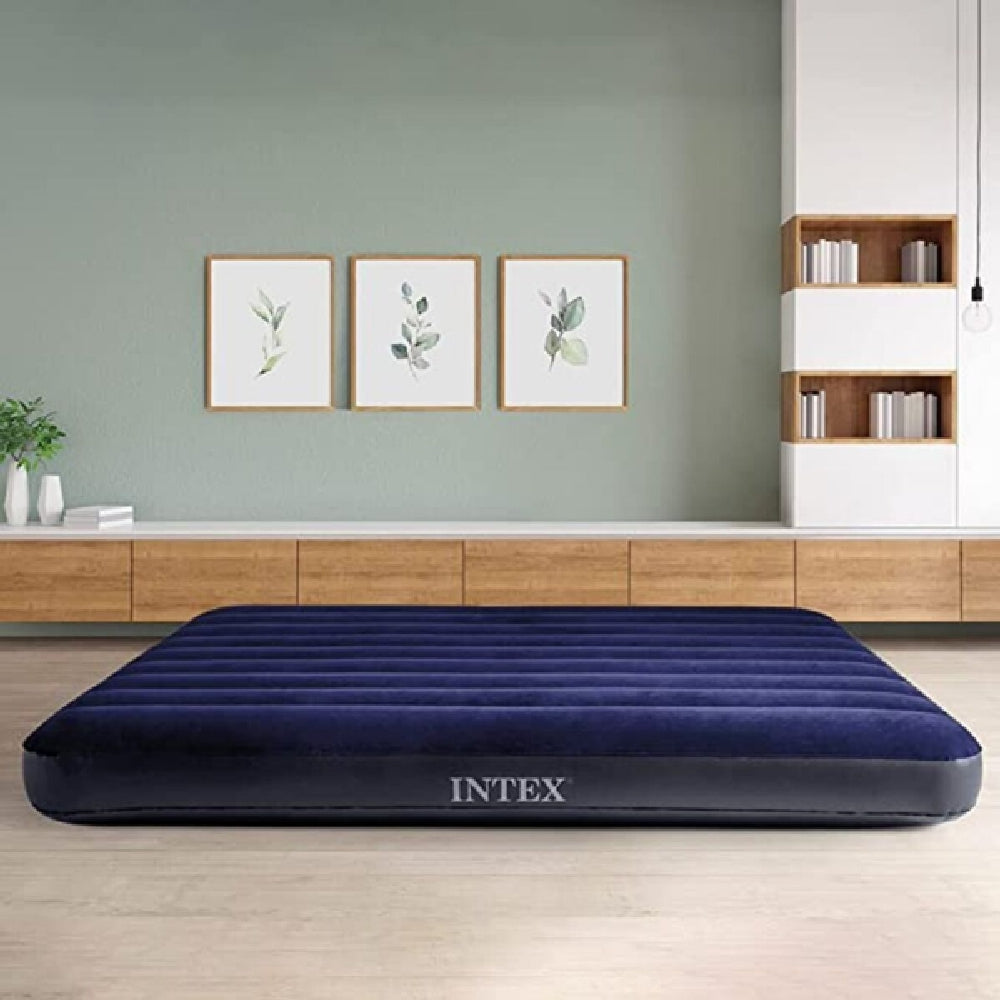 INTEX Full Size Dura-Beam Classic Downy Airbed – Durable Fiber-Tech Inflatable Mattress for Home or Camping - Image 2