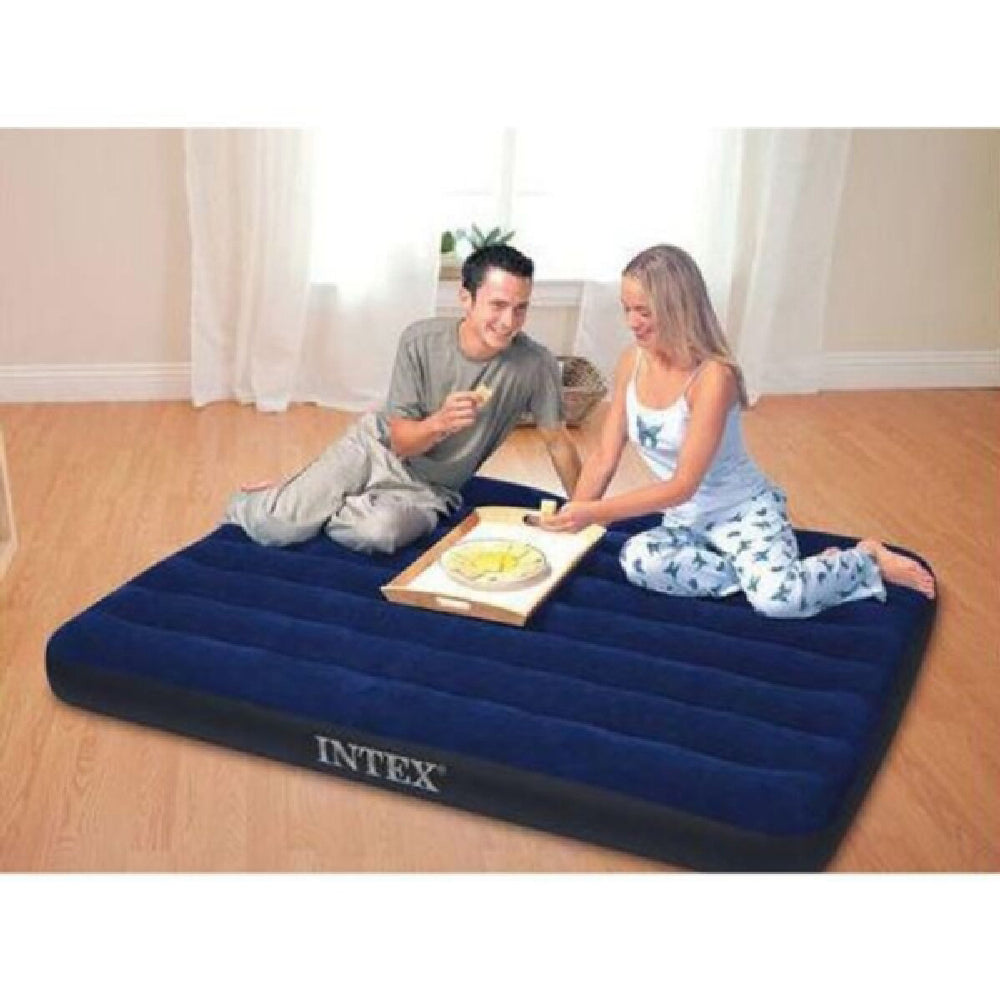 INTEX Full Size Dura-Beam Classic Downy Airbed – Durable Fiber-Tech Inflatable Mattress for Home or Camping - Image 5