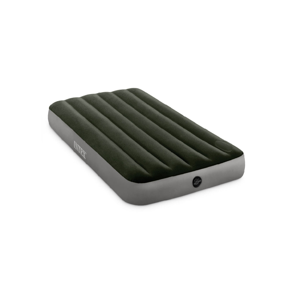 INTEX Twin Dura-Beam Downy Airbed – Standard Fiber-Tech Inflatable Mattress for Camping and Guest Comfort - Image 2