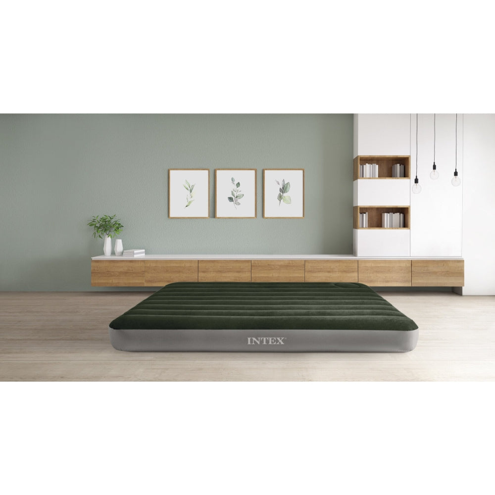 INTEX Dura-Beam Downy Airbed – Queen Size Standard Inflatable Mattress for Guests & Home Use - Image 4