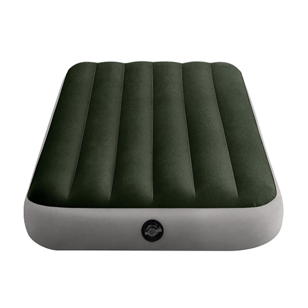 INTEX Dura-Beam Standard Prestige Air Mattress – Full Size Durable Inflatable Guest Bed with Velvety Sleep Top