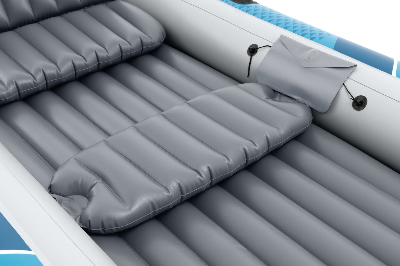 INTEX Excursion 5 Premium Inflatable Boat – 5-Person Family Fishing Raft with Inflatable Seats & Aluminum Oars - Image 4