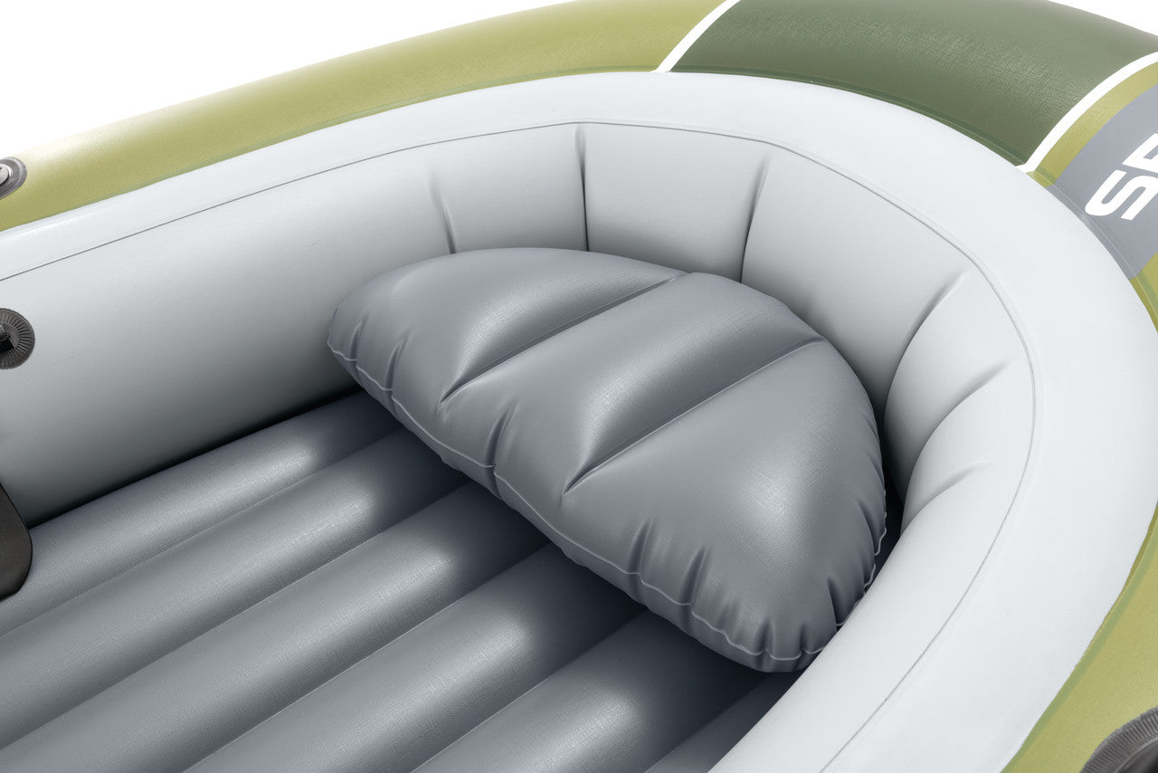 INTEX Seahawk 3 Adventure Inflatable Boat – 3-Person Professional Fishing Raft with Oars & Gear Pouches - Image 3