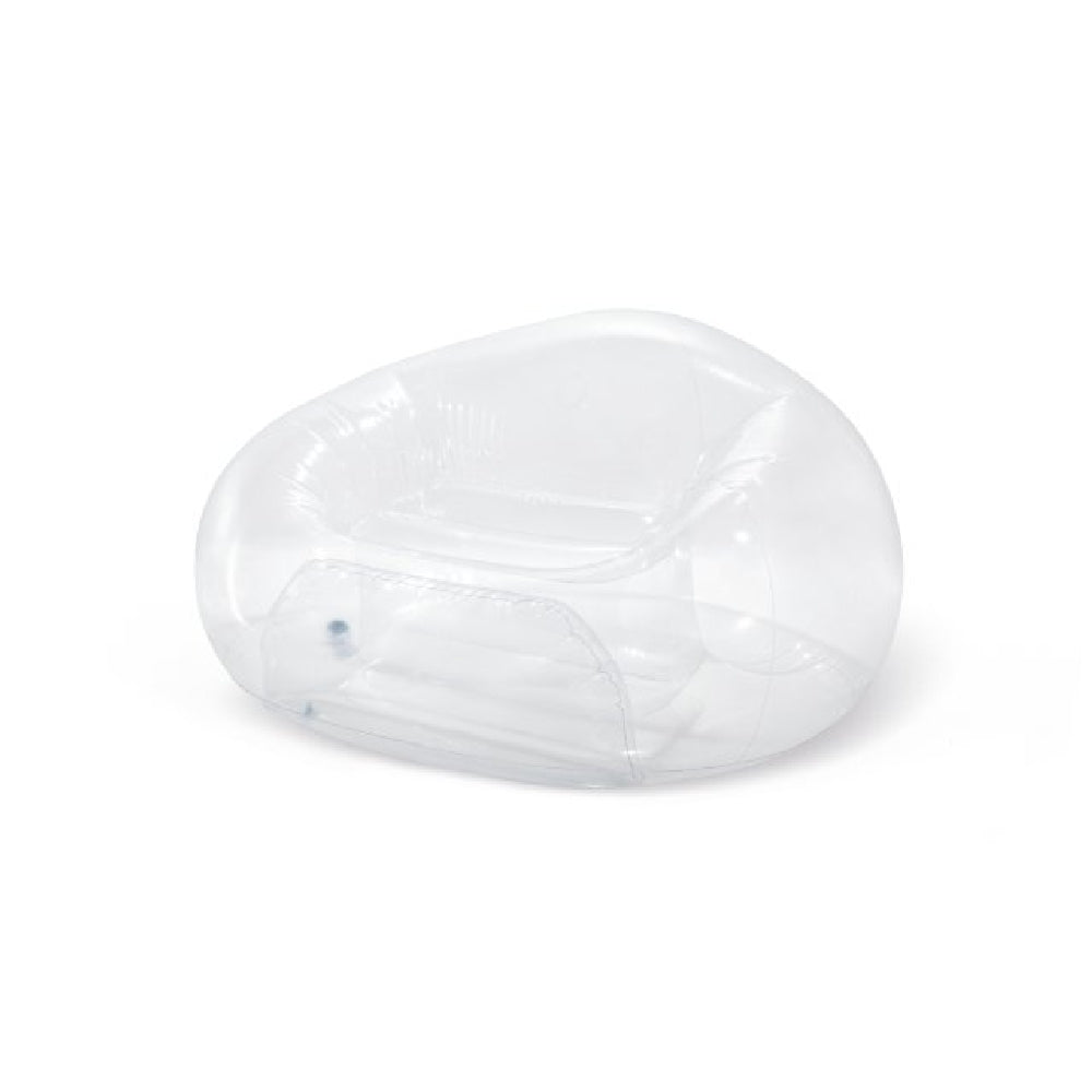 INTEX Transparent Beanless Inflatable Chair – Modern Bubble Seat Design with Soft Flocked Surface for Lounging - Image 2