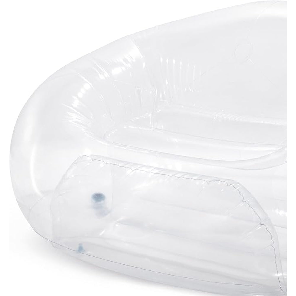 INTEX Transparent Beanless Inflatable Chair – Modern Bubble Seat Design with Soft Flocked Surface for Lounging - Image 5