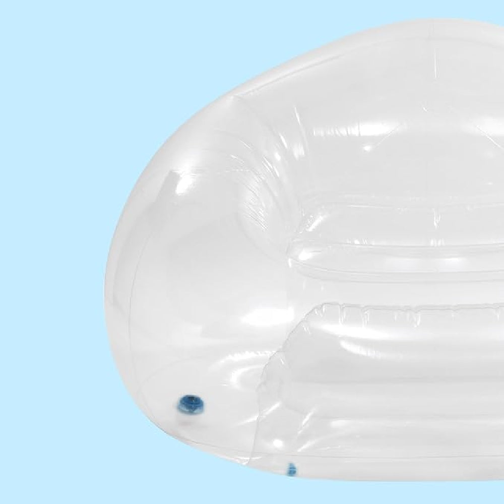 INTEX Transparent Beanless Inflatable Chair – Modern Bubble Seat Design with Soft Flocked Surface for Lounging - Image 6