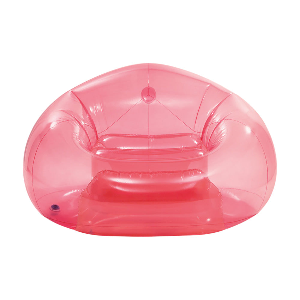 INTEX Transparent Inflatable Bubble Chair – Lightweight Beanless Bag Design for Trendy Interior Seating