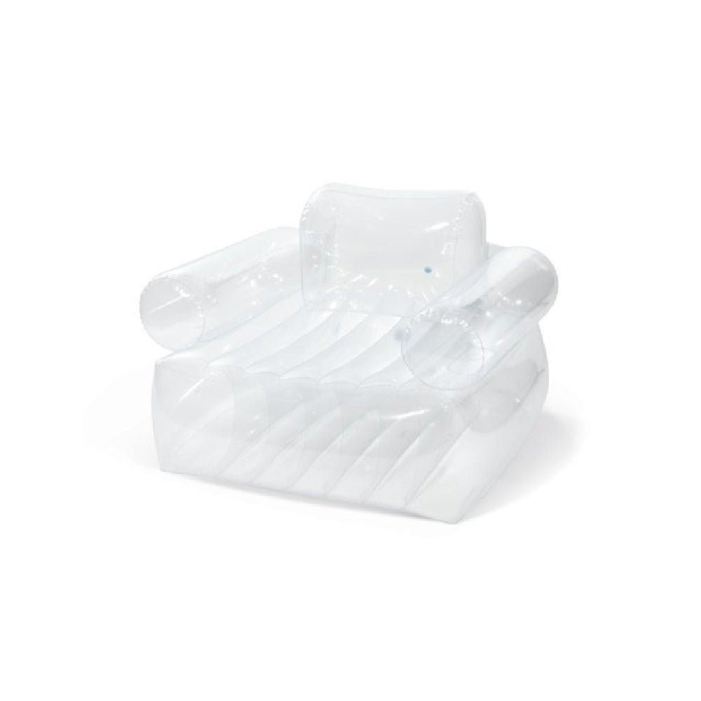 INTEX Transparent Jelly Inflatable Armchair – Vibrant Modern Lounge Chair for Indoors, Patios, and Dorm Rooms - Image 2