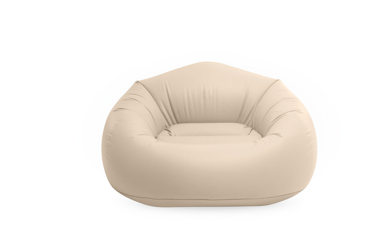 INTEX Modern Beanless Bag Inflatable Chair – Comfortable Flocked Surface Lounge Seat for Dorms & Living Rooms - Image 3