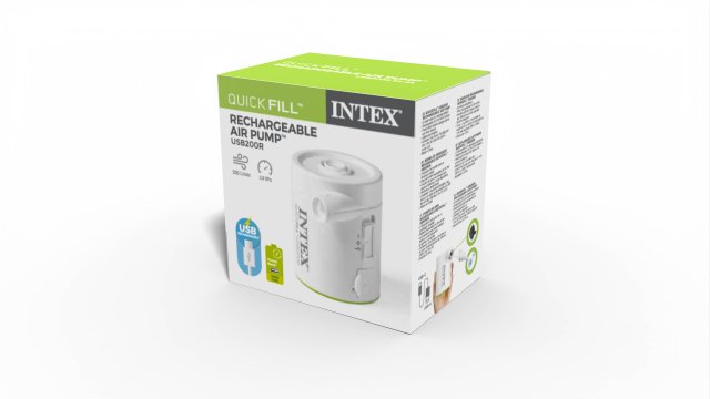 INTEX QuickFill USB200R Electric Air Pump – Portable USB Rechargeable Inflator for Floats, Mats & Airbeds - Image 3