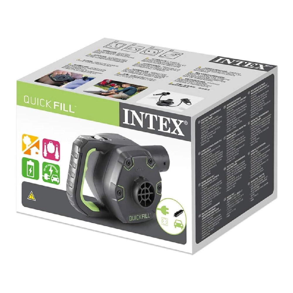 INTEX Quick-Fill 220V AC Electric Pump – High-Volume Electric Inflator with 3 Interconnecting Nozzles - Image 7