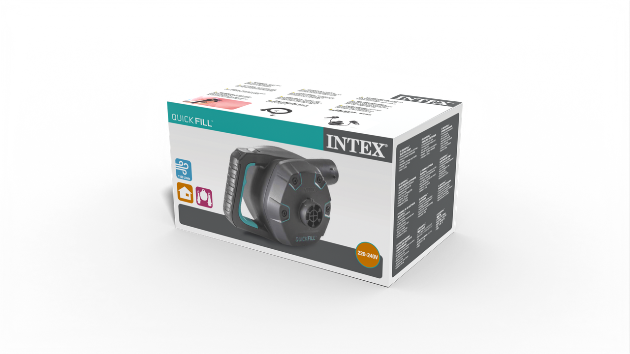 INTEX 240V QuickFill AC Electric Pump – High-Volume Rapid Inflator for Boats and Large Play Centers - Image 2