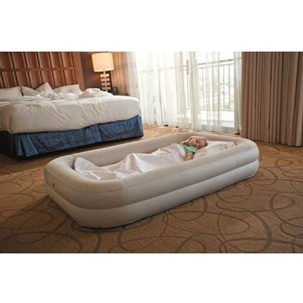 INTEX Kidz Travel Bed Set with Hand Pump – Portable Toddler Sleep Solution with Safety Frame & Carry Bag - Image 3
