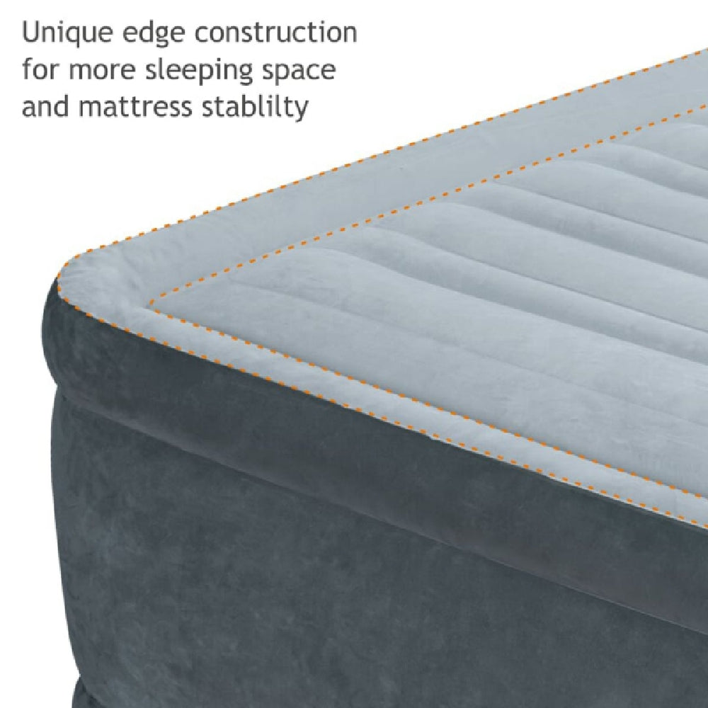 INTEX Dura-Beam Plus Comfort-Plush Air Mattress – Queen Size 13in High Inflatable Bed with Internal AC Pump - Image 7