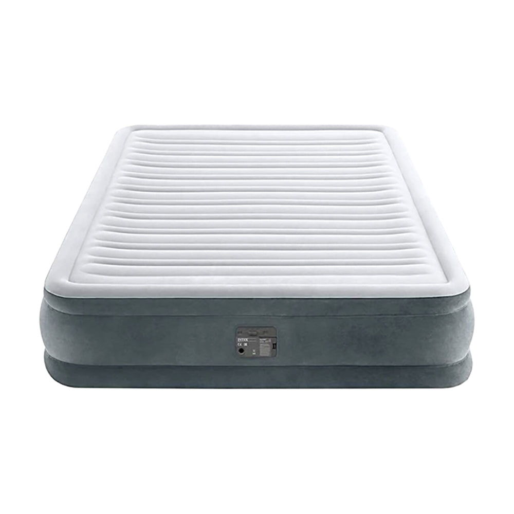 INTEX Dura-Beam Plus Mid-Rise Air Mattress – Full Size 13in Inflatable Bed with Integrated High-Power Pump