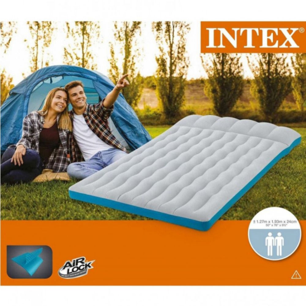 INTEX Ultralight Inflatable Camping Mat – Waterproof Laminated Fiber Sleeping Pad for Tents & Backpacking - Image 3