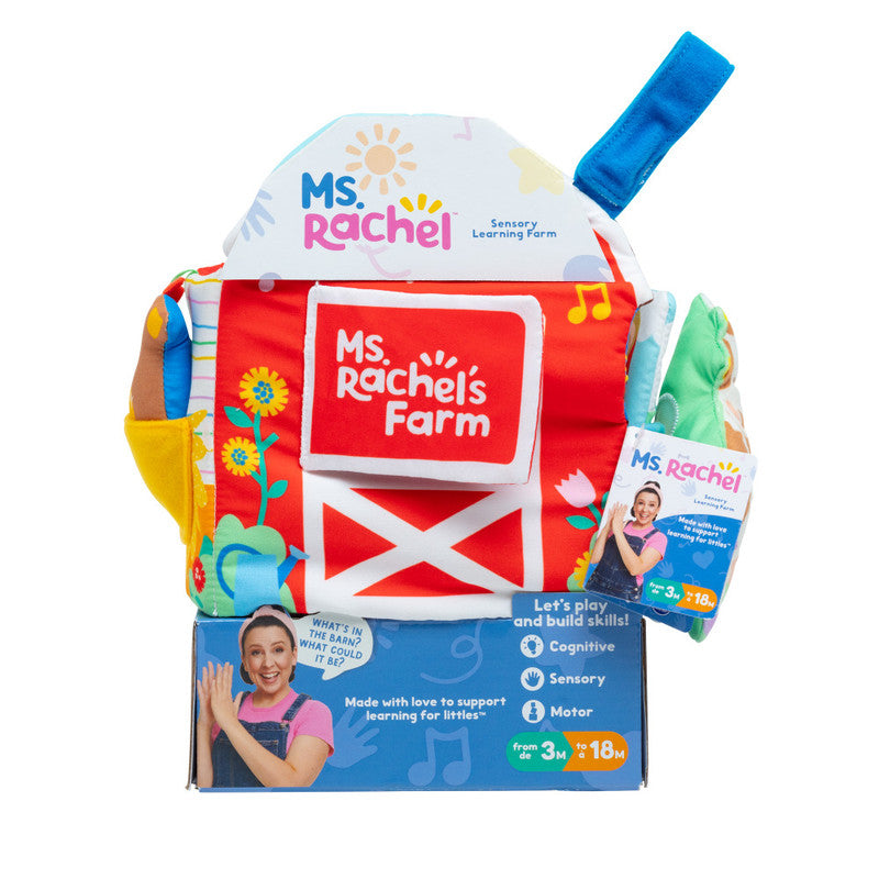 Ms. Rachel Surprise Learning Box Rachel Surprise Sensory Learning Farm Plush Toy is the best Gift for family and friends