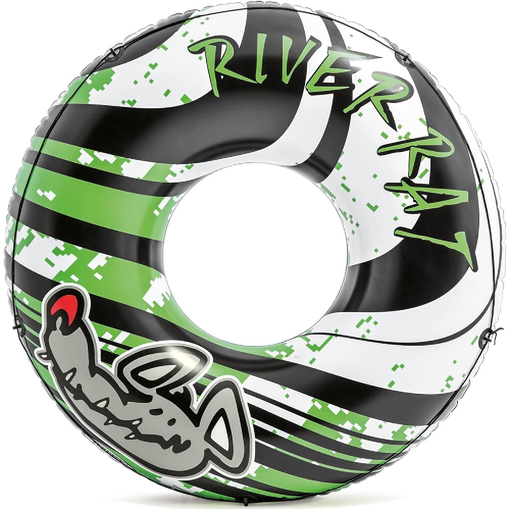 INTEX 47in River Run Inflatable Raft – Heavy-Duty Vinyl Tube for Lake, River, and Pool Lounging