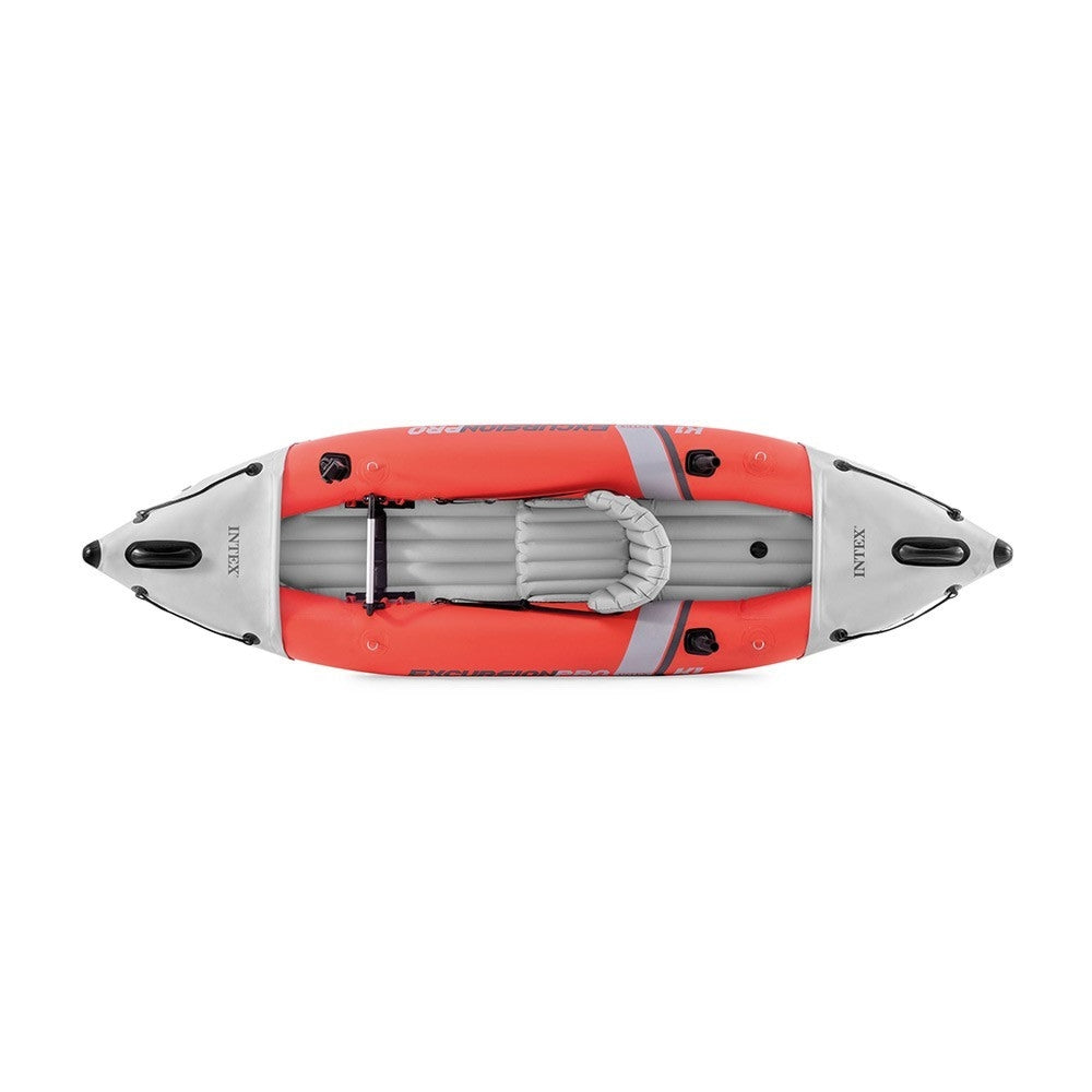 INTEX Excursion Pro K1 Inflatable Kayak – Professional 1-Person Fishing Kayak with Adjustable Seat & Gear Storage - Image 2