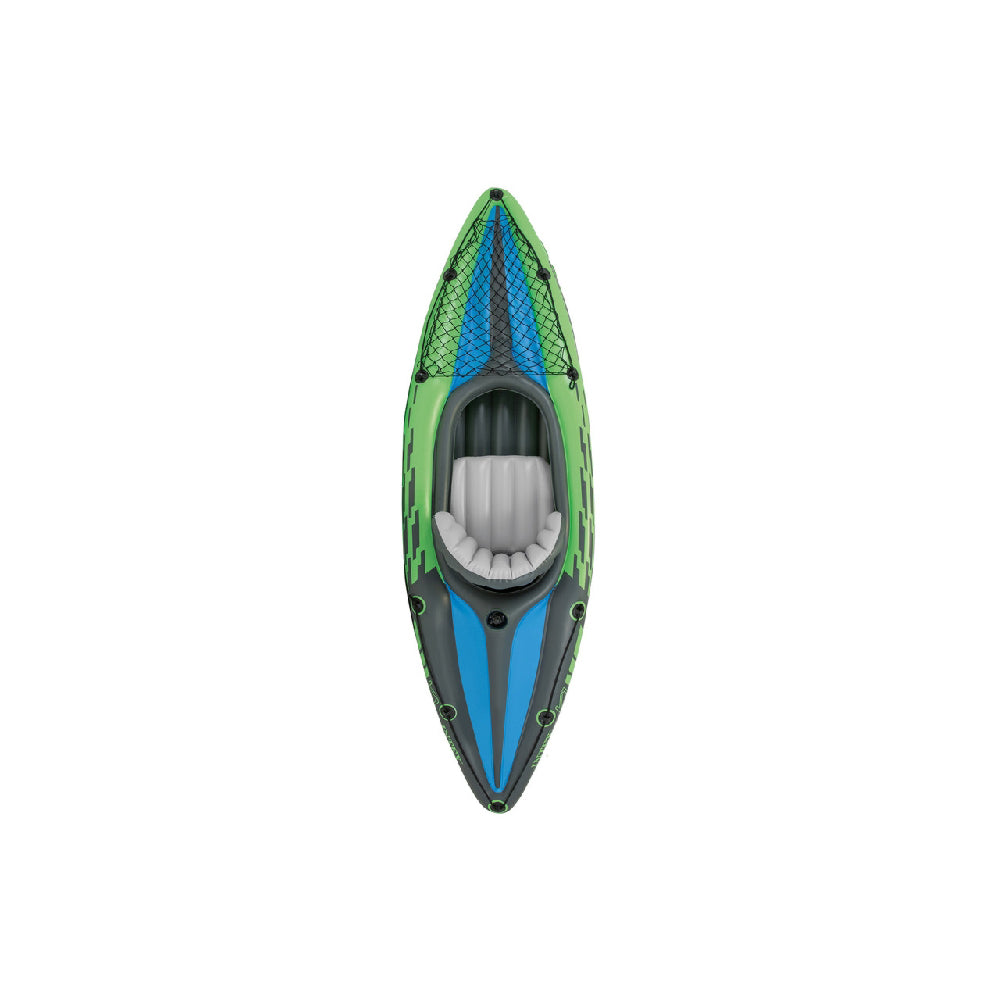 INTEX Challenger K1 Inflatable Kayak – 1-Person Recreational Kayak with Aluminum Oars & High-Output Pump - Image 2
