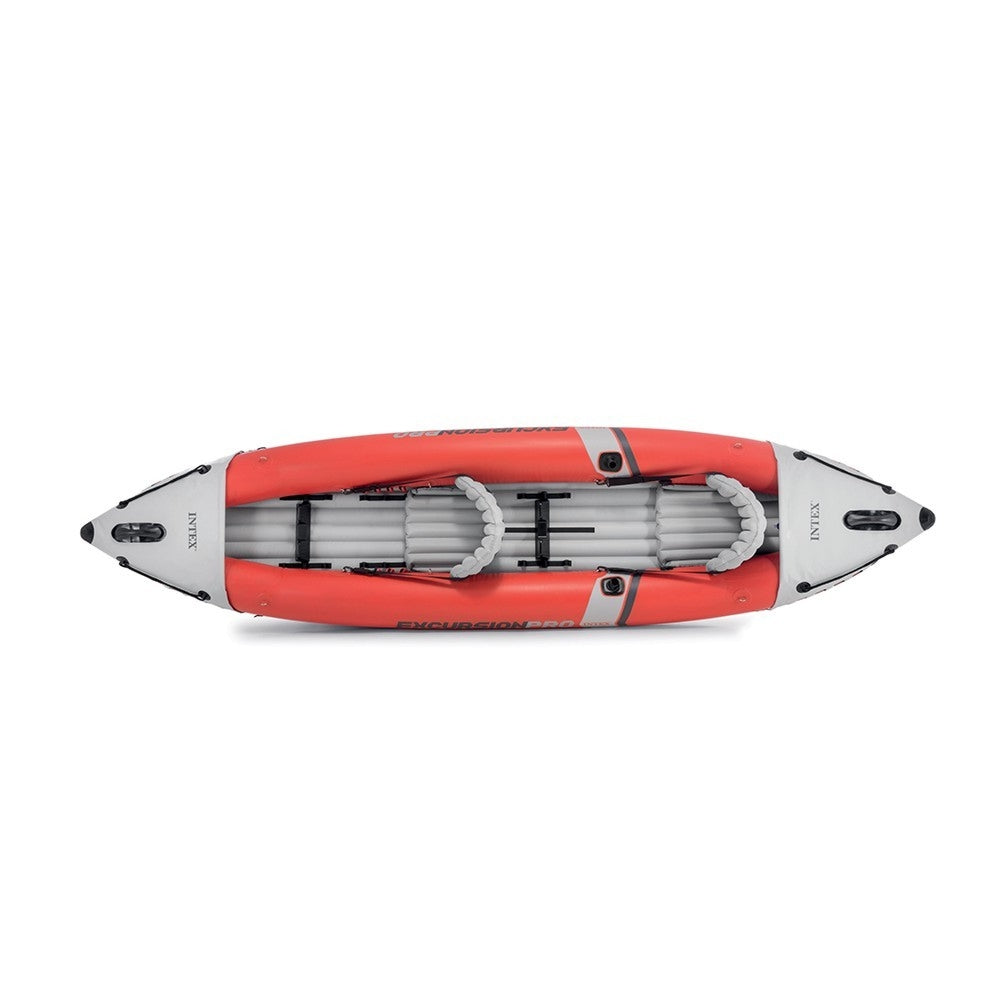 INTEX Excursion Pro K2 Inflatable Kayak – 2-Person Professional Fishing Kayak with Oars & High-Output Pump - Image 2