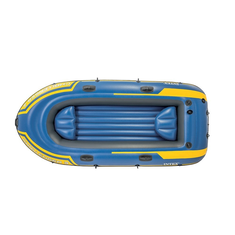 INTEX Challenger 3 Inflatable Boat Set – 3-Person Recreational Rowing Boat for Lakes & Calm Rivers - Image 2