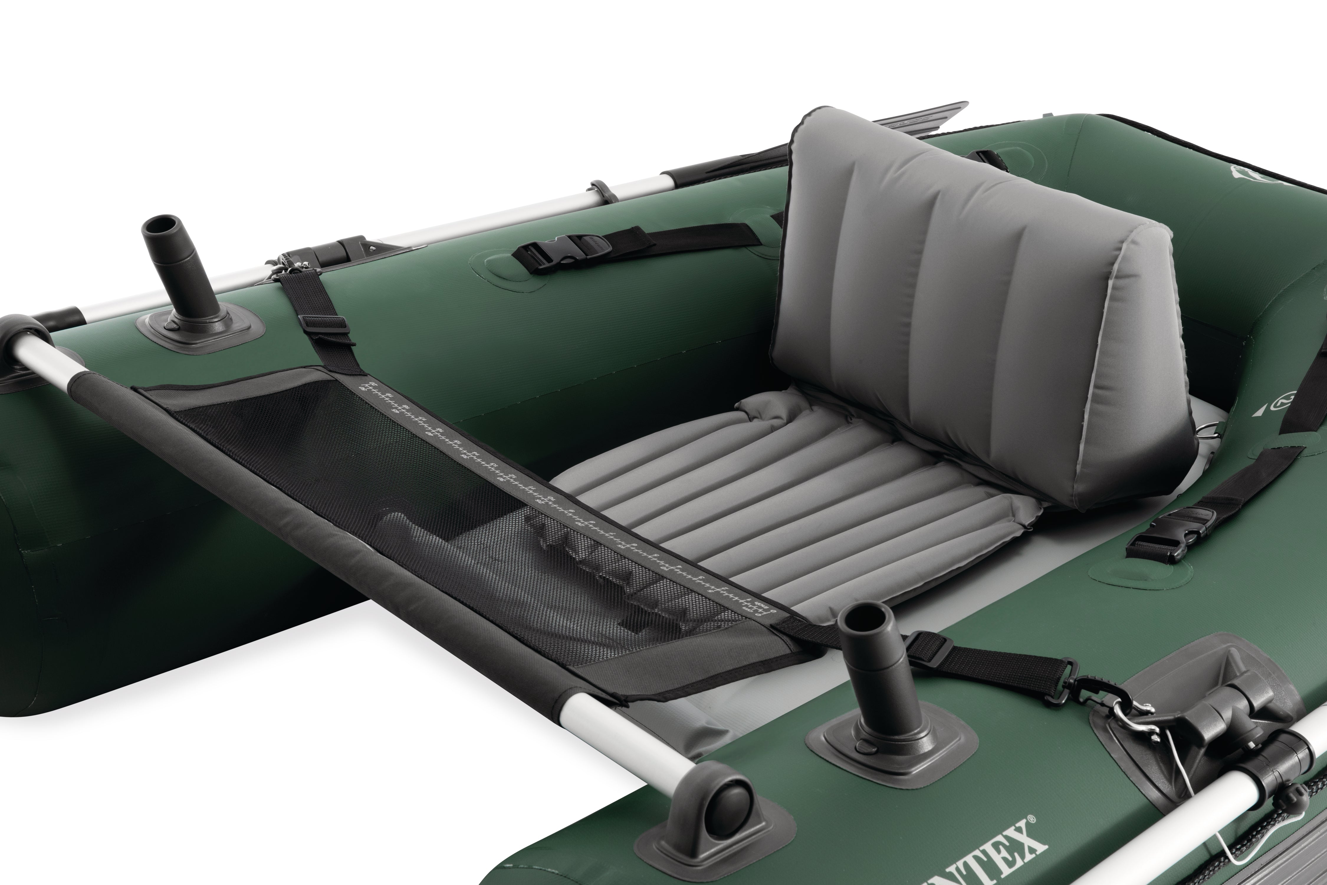 INTEX Big Catch Pro Fishing Float Tube – Inflatable Angler Chair with Storage for Fishing