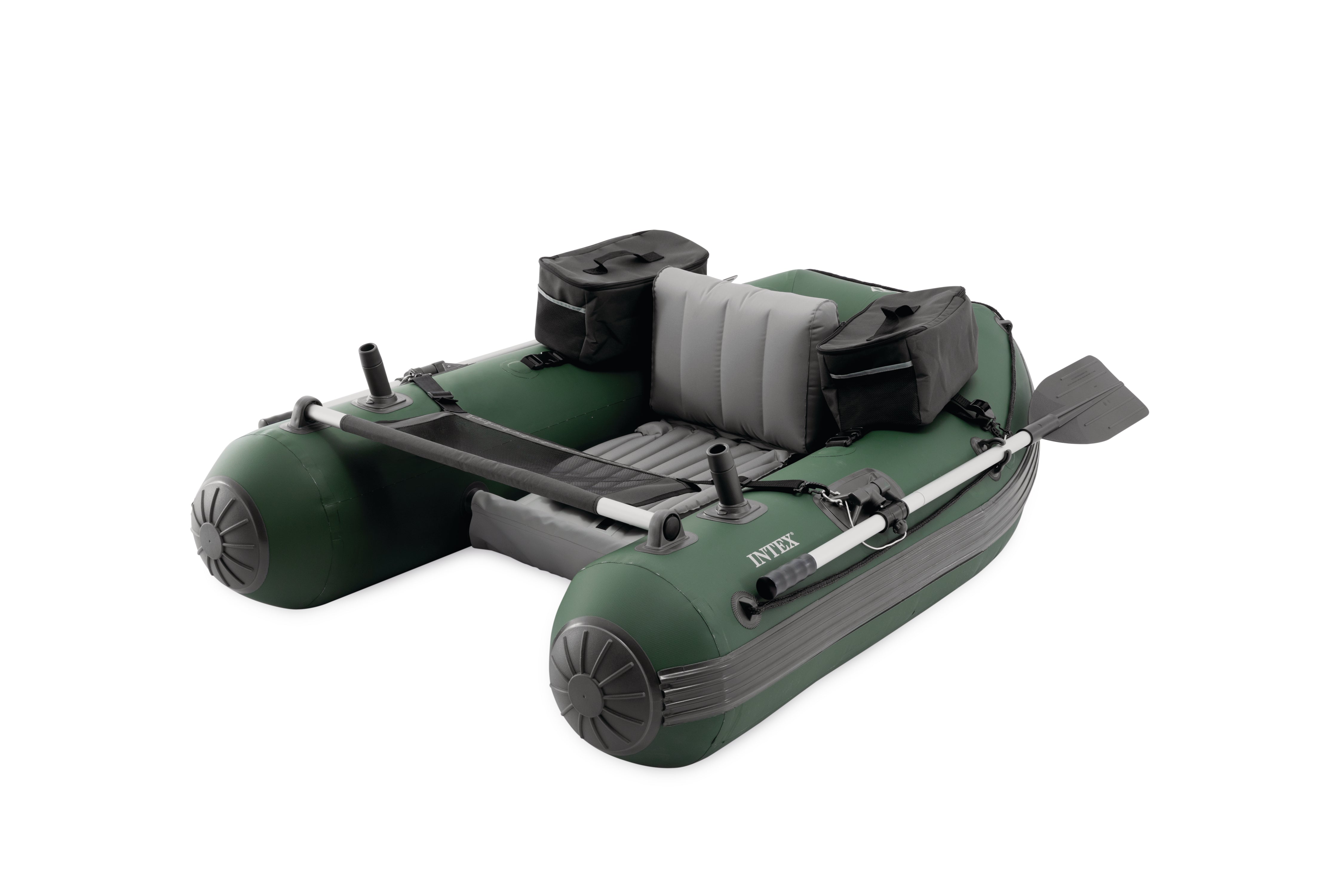 INTEX Big Catch Pro Fishing Float Tube – Inflatable Angler Chair with Storage for Fishing