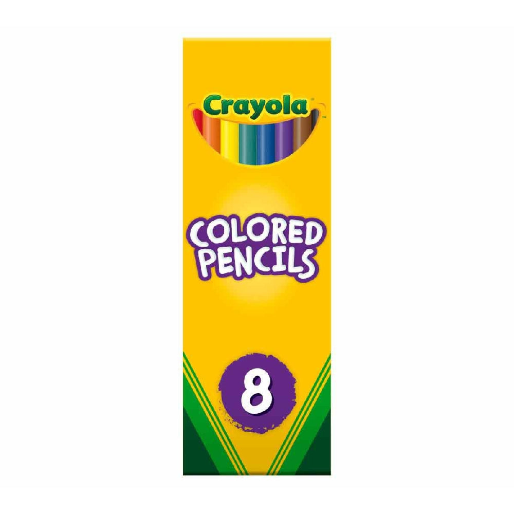 CRAYOLA LLC Crayola Colored Pencils – 8 Count, Long, Presharpened for Creative Drawing - Image 2