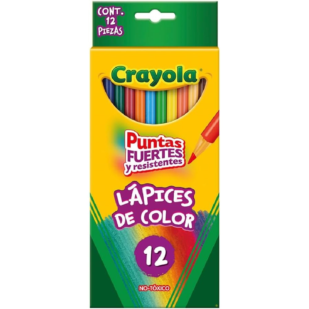 CRAYOLA LLC Crayola Colored Pencils – 12 Colors, Long, Presharpened, Reusable Storage Box - Image 2