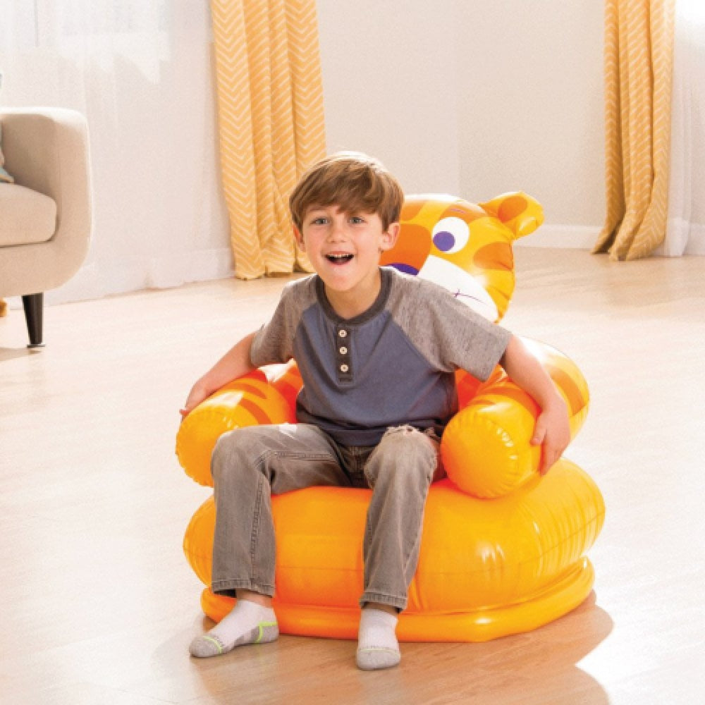 INTEX Happy Animal Inflatable Chair – Whimsical Character-Shaped Toddler Lounge for Bedrooms and Playrooms - Image 4