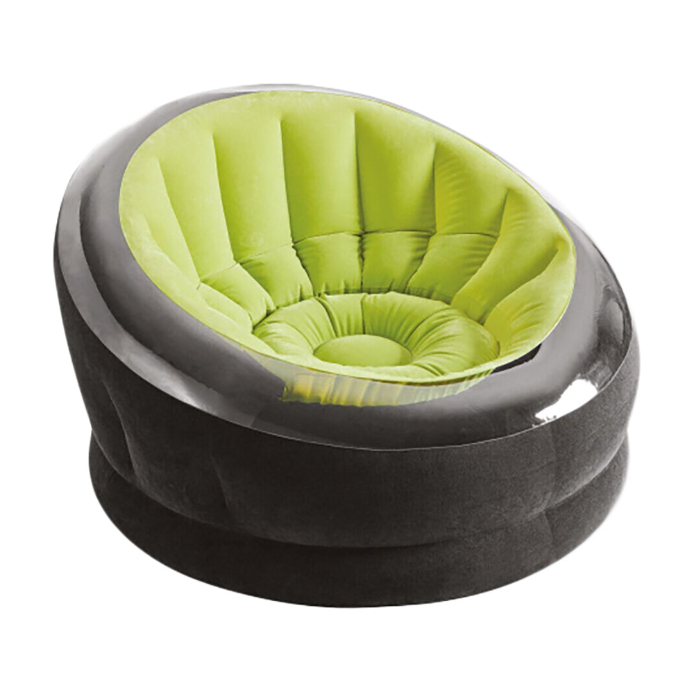 INTEX Empire Inflatable Accent Chair – Sophisticated Modern Lounge Seat for Dorms and Extra Guest Seating