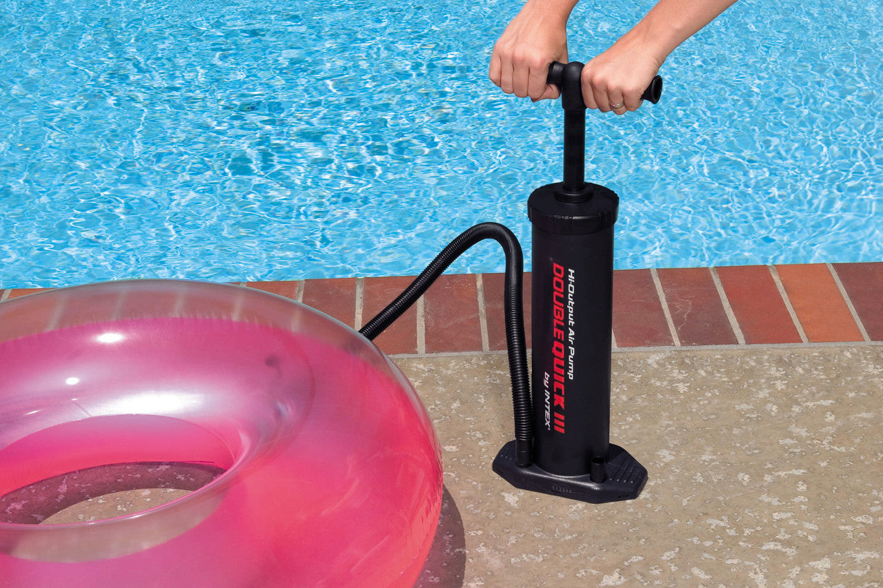 INTEX Double Quick III High-Output Hand Pump – Dual Action Manual Inflator for Pools and Boats - Image 3